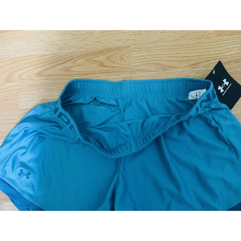 Under Armour Loose Coupe Running Shorts Womens Size Medium NWT - Picture 2 of 3